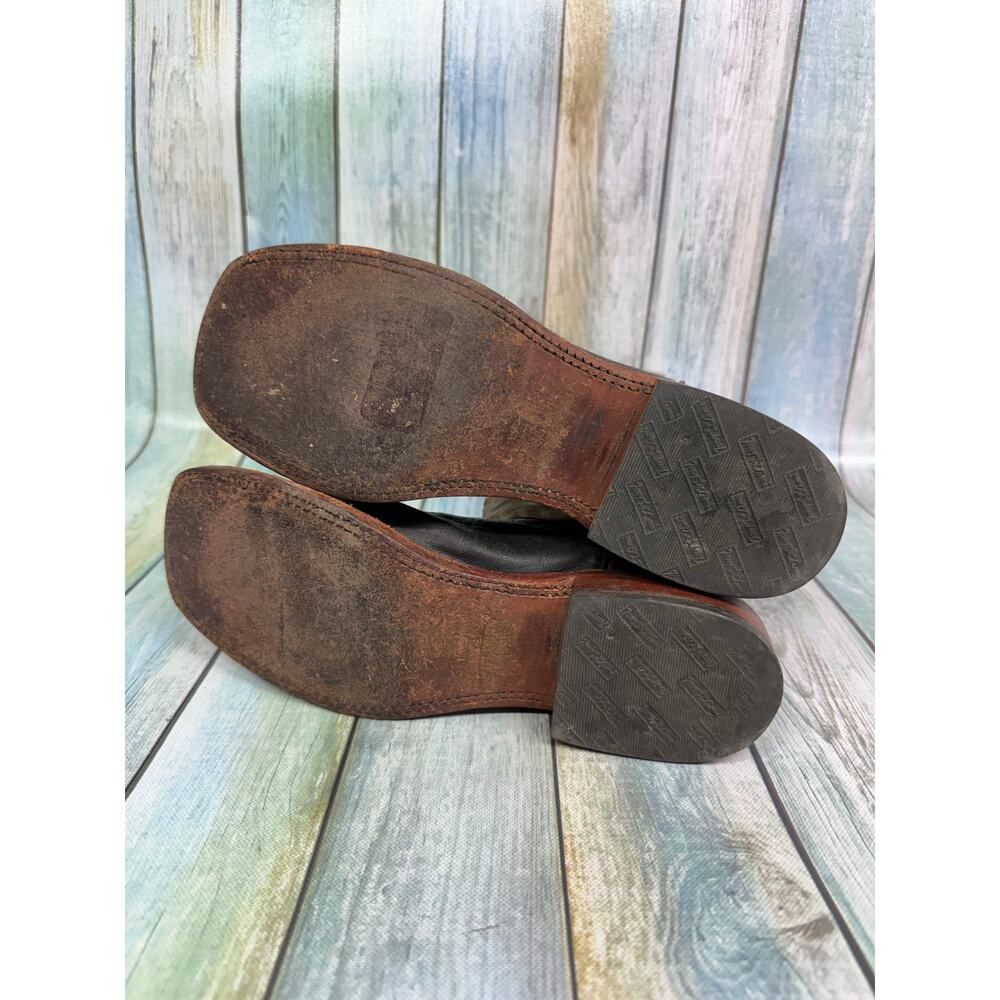 Tony Lama San Saba Francita Western Cowboy Boots Cross Inlay Women's Size 9.5 - Picture 6 of 8